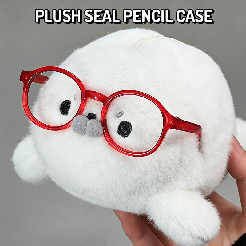 Aesthetic Large Pencil Case Pouch - Seal Doll Pencil Case Large Storage