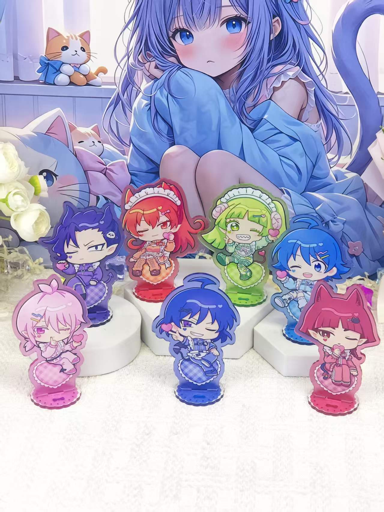 Desk Accessories - Iruma-kun Chibi Maid Style Acrylic Stand