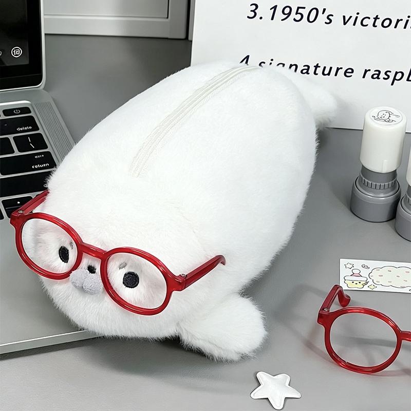 Seal Doll Pencil Case Large St - Aesthetic Large Pencil Case Pouch recension och pris