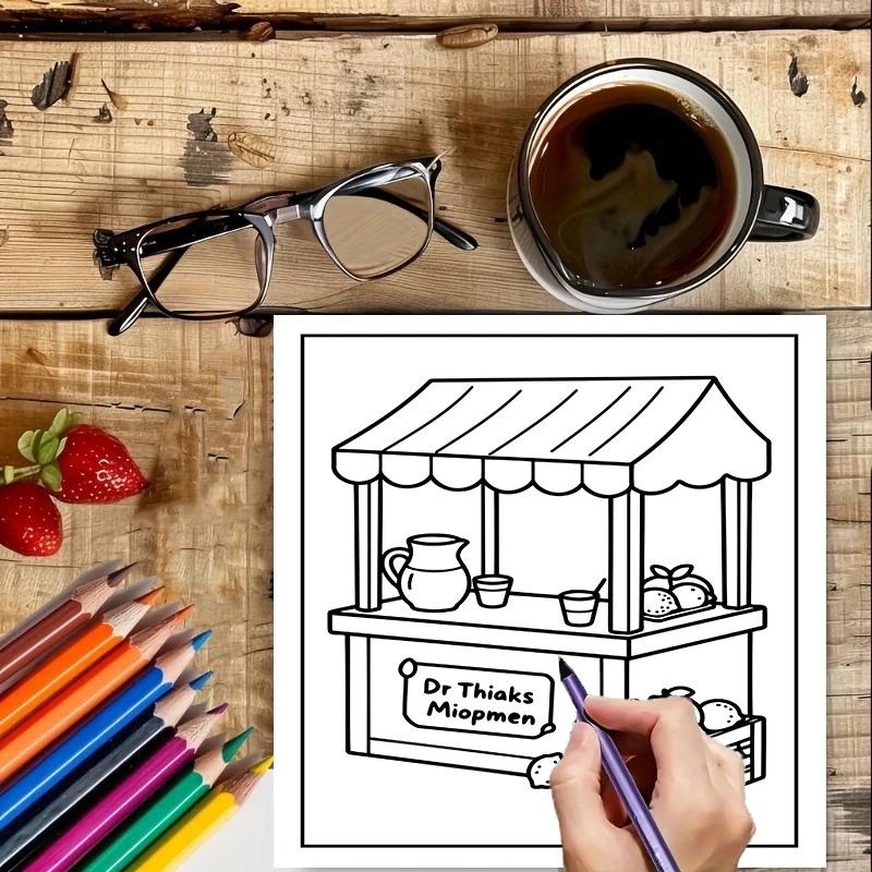 Coloring Book Little Spaces fo - School Supplies recension och pris
