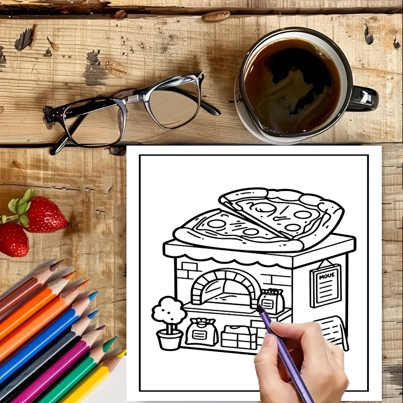 Coloring Book Little Spaces fo - School Supplies recension och pris