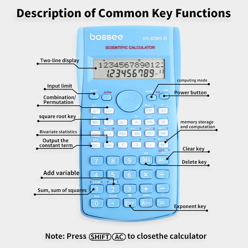 Scientific Calculator 240 Func - Scientific Calculator For Secondary School recension och pris