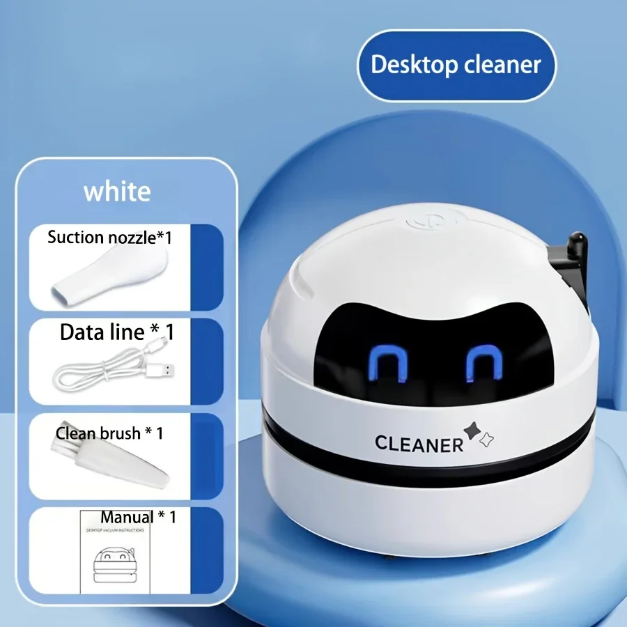 Portable Mini Desktop Vacuum C - Mini Desktop Vacuum Cleaner For Eraser Dust recension och pris