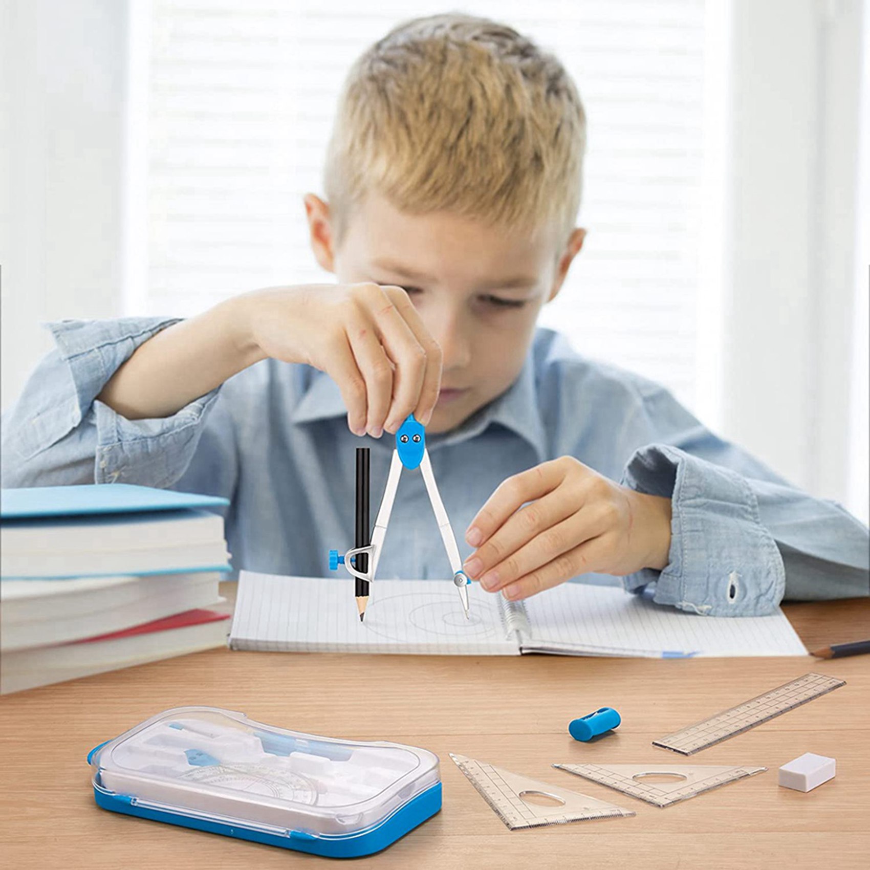 Superior-Geometry Set 20 Pcs M - Math Geometry Set With Compass recension och pris